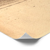 Notre Dame Gargoyle die een snack eet Poster (Hoek)