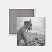 Notre Dame Gargoyle Magnet Magneet (Voorkant / Achterkant)