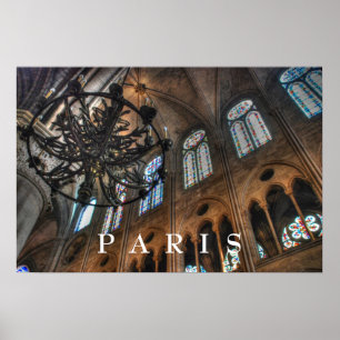 Notre Dame interior Poster