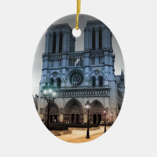 Notre Dame Keramisch Ornament (Voorkant)
