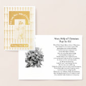 Notre Dame Marie, Aide des chrétiens Carte Foil (Affichage)