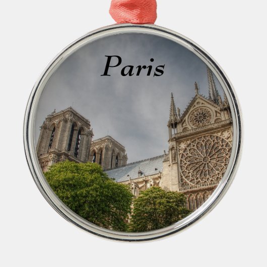 Notre Dame Metalen Ornament (Voorkant)
