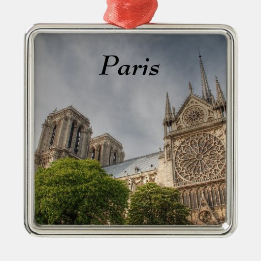 Notre Dame Metalen Ornament (Voorkant)
