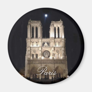 Notre Dame Night Magnet