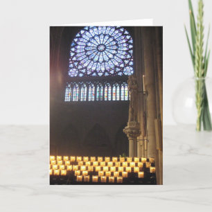 Notre Dame - notecard Kaart