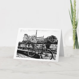Notre Dame Notenkaart 5x7 Kaart