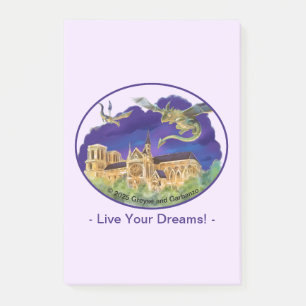 Notre Dame Notities 4 "x 6" - Dromen Post-it® Notes