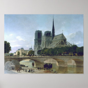 Notre Dame, Parijs, 1884 Poster