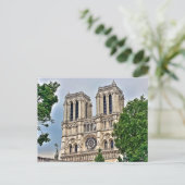 Notre-Dame, Parijs, digitaal schilderen Briefkaart (Staand voorkant)