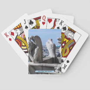 Notre Dame, Parijs, Frankrijk Pokerkaarten