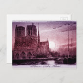 Notre Dame Paris Briefkaart (Voorkant / Achterkant)
