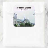 NOTRE DAME PARIS FRANCE autocollants (Sac)