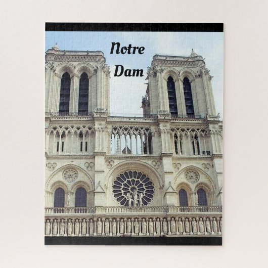 NOTRE DAME PARIS FRANKRIJK LEGPUZZEL (Verticaal)