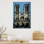 Notre Dame Paris Frankrijk Poster (Keuken)