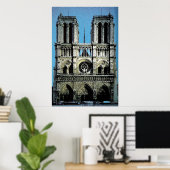 Notre Dame Paris Frankrijk Poster (Thuiskantoor)