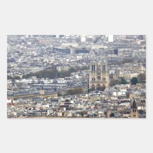 Notre Dame Paris Frankrijk Rechthoekige Sticker
