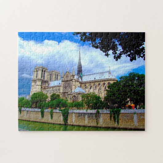 Notre Dame Paris. Legpuzzel (Horizontaal)