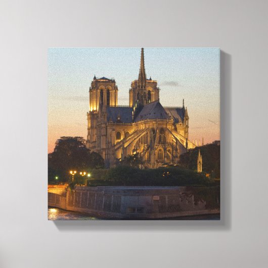Notre Dame Paris toile étirée Imprimer (Recto)