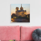 Notre Dame Paris toile étirée Imprimer (Insitu(Salon))