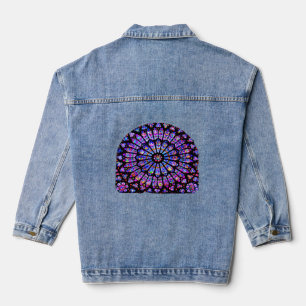 Notre Dame roos venster Denim Jacket