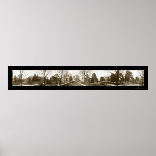 Notre Dame University Foto 1914 Poster (Voorkant)
