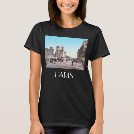 Notre-Dame van Parijs (1890) T-shirt (Voorkant)