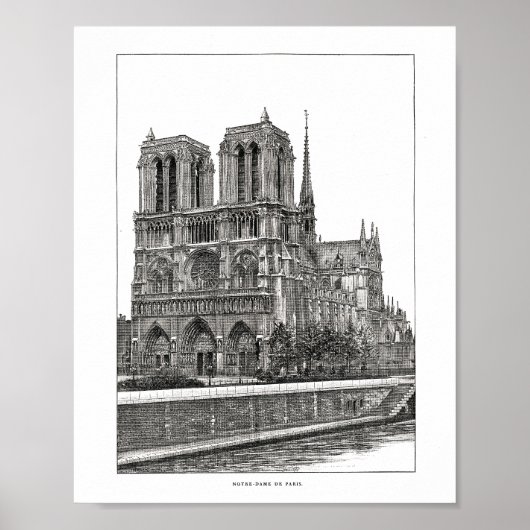 Notre Dame van Parijs Poster (Voorkant)