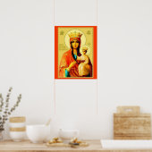 Notre Dame Vierge Marie Czestochowa 2 Poster A (Cuisine)