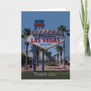 Notre dernier Carte de remerciements Las Vegas 201