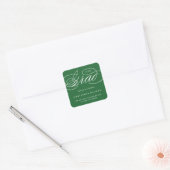 NOTRE ÉLÉGANT GRAD SCRIPT | AUTOCOLLANT DE REMERCI (Enveloppe)