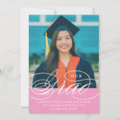 NOTRE ÉLÉGANTE GRADE DE SCRIPT | INVITATION À LA D (Devant)