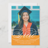 NOTRE ÉLÉGANTE GRADE DE SCRIPT | INVITATION À LA D (Devant)