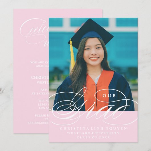 NOTRE ÉLÉGANTE GRADE DE SCRIPT | INVITATION À LA D (Devant / Derrière)