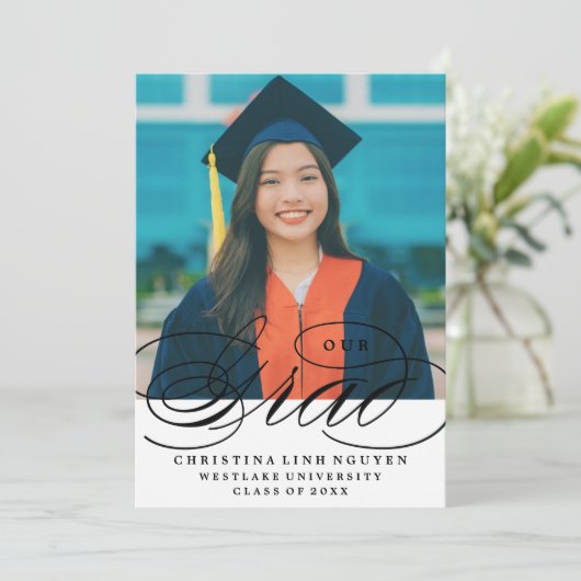 NOTRE ÉLÉGANTE GRADE DE SCRIPT | INVITATION À LA D (Debout devant)