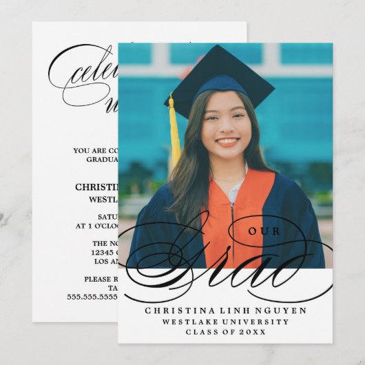 NOTRE ÉLÉGANTE GRADE DE SCRIPT | INVITATION À LA D (Devant / Derrière)