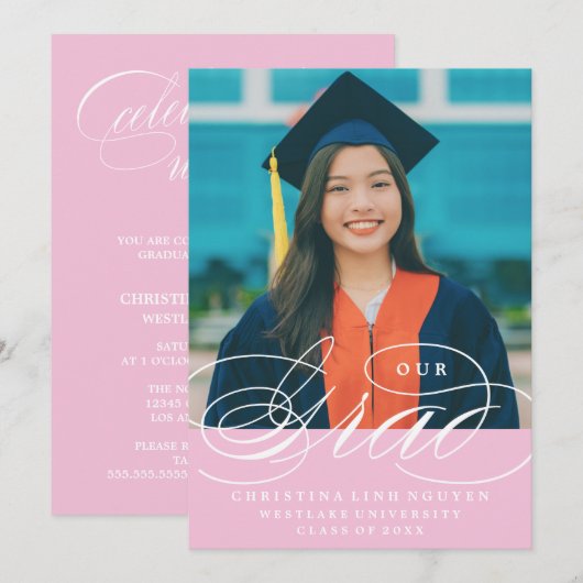 NOTRE ÉLÉGANTE GRADE DE SCRIPT | INVITATION À LA D (Devant / Derrière)