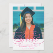 NOTRE ÉLÉGANTE GRADE DE SCRIPT | INVITATION À LA D (Devant)