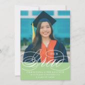 NOTRE ÉLÉGANTE GRADE DE SCRIPT | INVITATION À LA D (Devant)