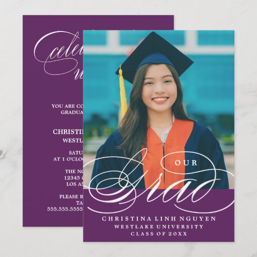 NOTRE ÉLÉGANTE GRADE DE SCRIPT | INVITATION À LA D (Devant / Derrière)