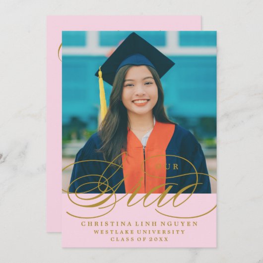 NOTRE ÉLÉGANTE GRADE DE SCRIPT | INVITATION À LA D (Devant / Derrière)