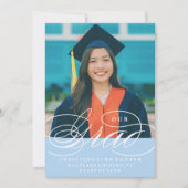 NOTRE ÉLÉGANTE GRADE DE SCRIPT | INVITATION À LA D (Devant)