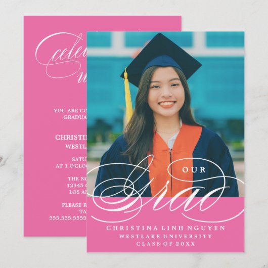 NOTRE ÉLÉGANTE GRADE DE SCRIPT | INVITATION À LA D (Devant / Derrière)