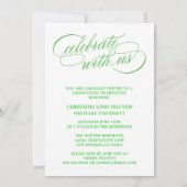 NOTRE ÉLÉGANTE GRADE DE SCRIPT | INVITATION À LA D (Dos)