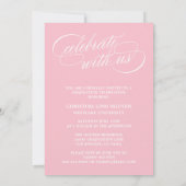 NOTRE ÉLÉGANTE GRADE DE SCRIPT | INVITATION À LA D (Dos)