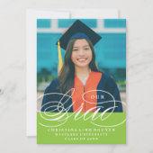 NOTRE ÉLÉGANTE GRADE DE SCRIPT | INVITATION À LA D (Devant)