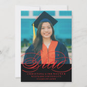 NOTRE ÉLÉGANTE GRADE DE SCRIPT | INVITATION À LA D (Devant)