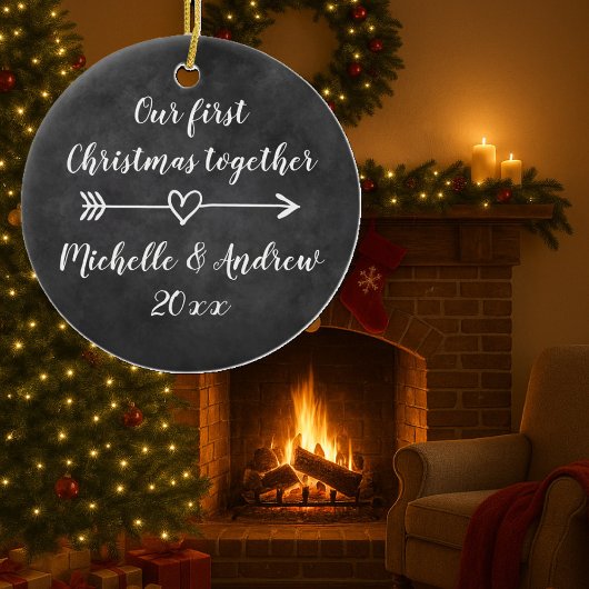 Notre ęr de Noël ornement fait sur commande