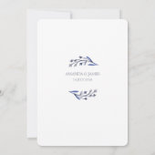 NOTRE Faire-part de mariage D'HISTOIRE (Dos)