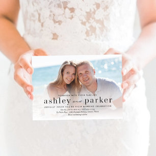 Notre Faire-part de mariage photo d'amour