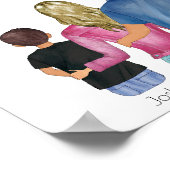 Notre famille Impression personnalisée, Poster de  (Coin)